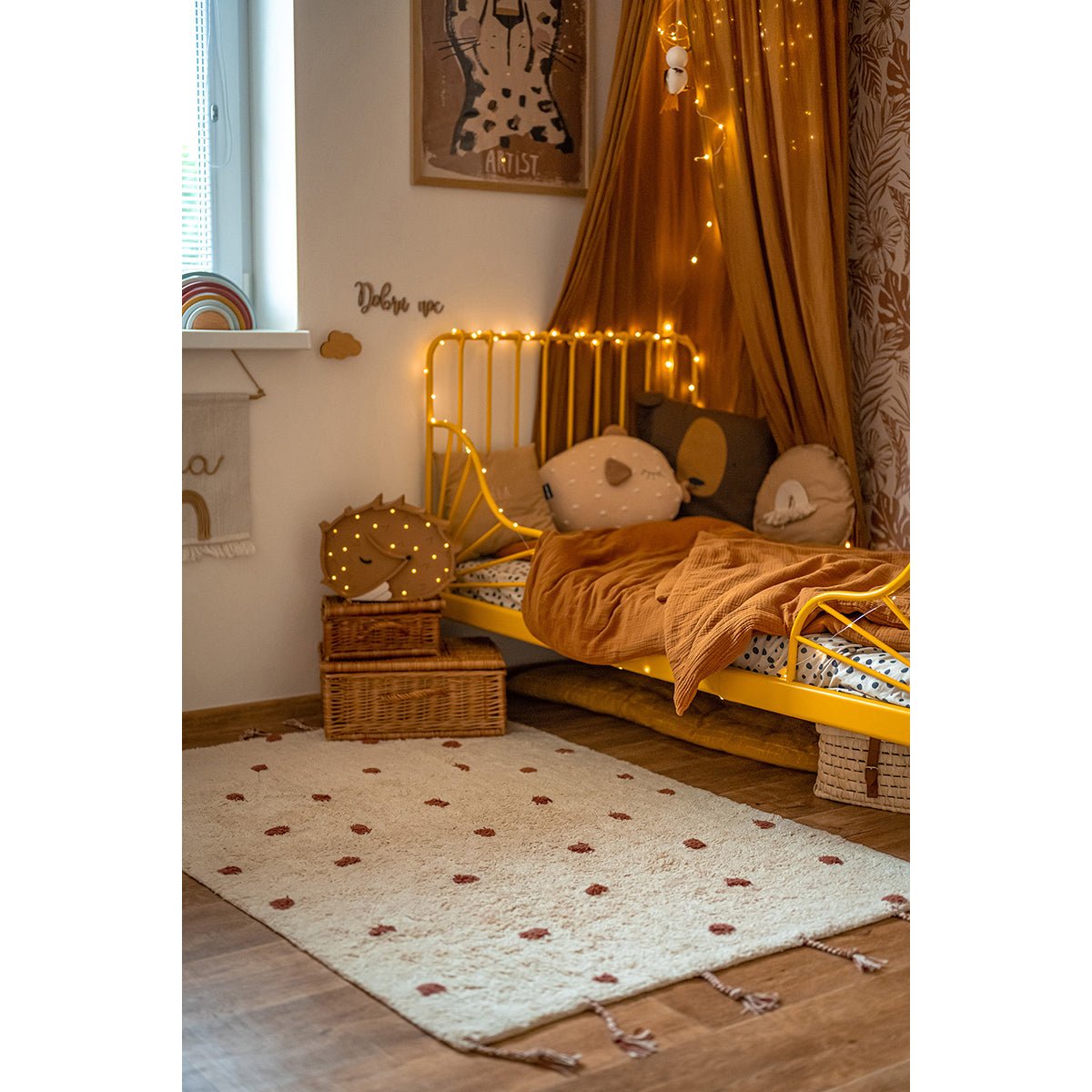 Alfombra Algodón Lavable Nümi ambre - Nanetes